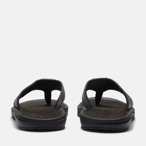 Timberland Originals Slide Sandal Black Leather Men'S