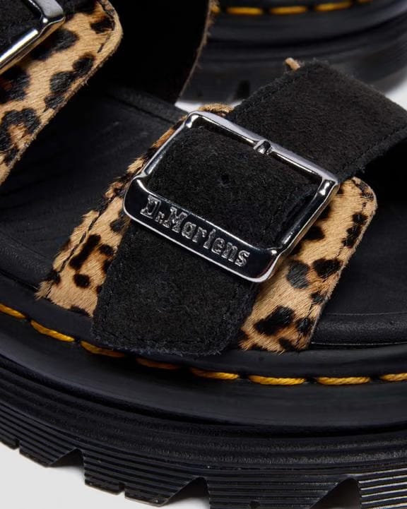 Dr Martens Zebzag Sandals - Light Tan+Black