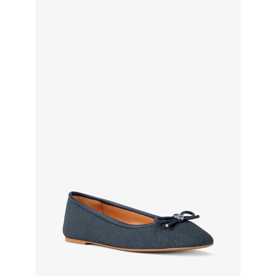 Michael Kors Savannah Denim Ballet Flat