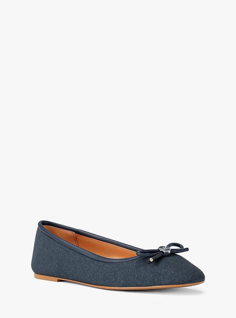 Michael Kors Savannah Denim Ballet Flat