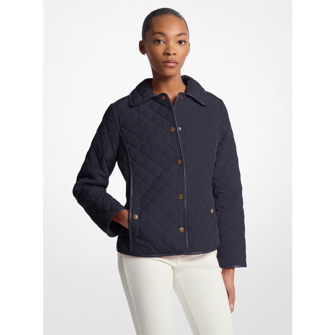 Michael Kors Quilted Jacket MIDNIGHT BLUE