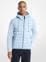 Michael Kors Galway Quilted Mixed-Media Jacket PALE BLUE