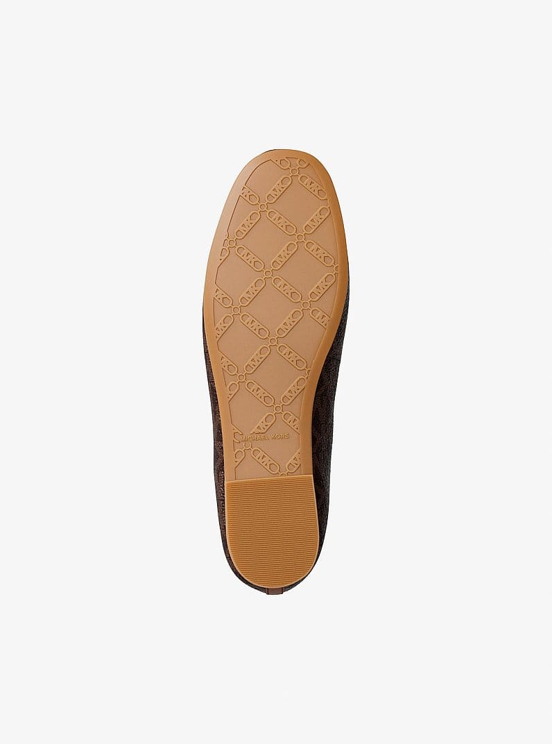 Michael Kors Savannah Signature Logo Ballet Flat
