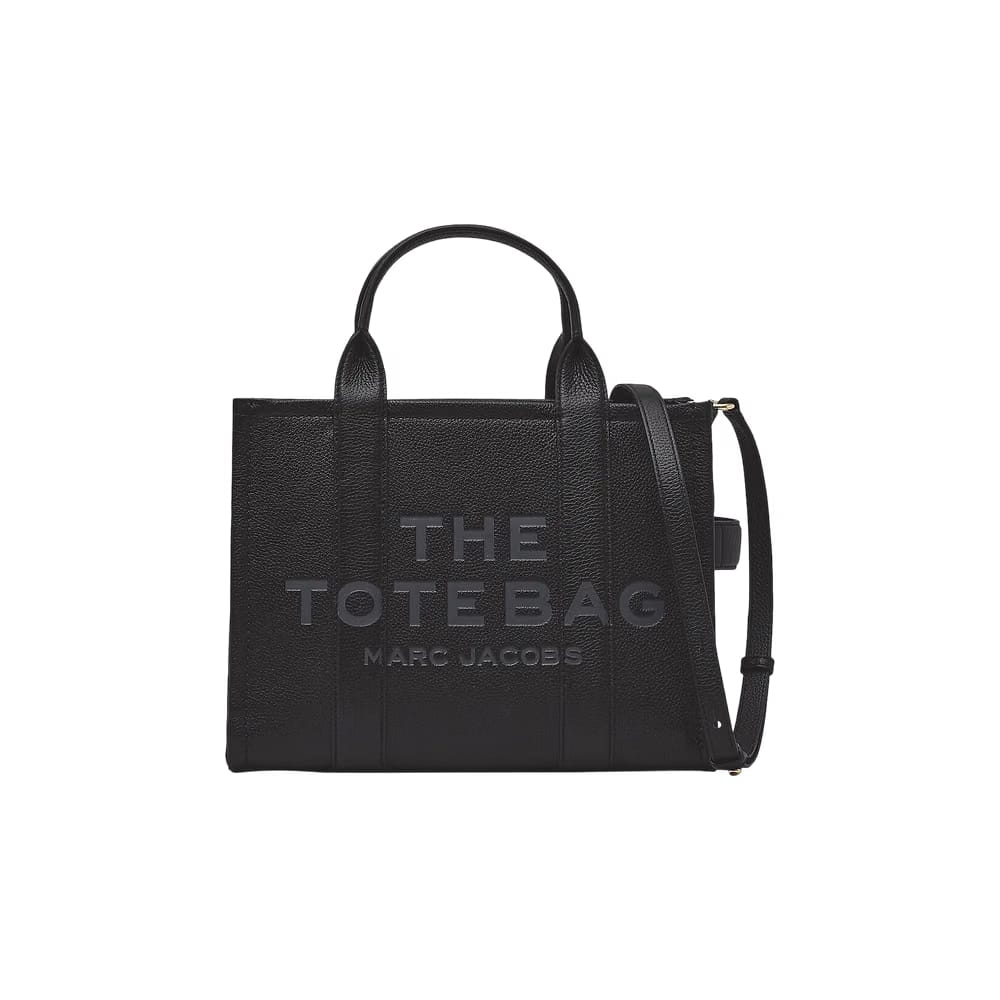 Marc Jacobs The Leather Tote Bag Medium Black