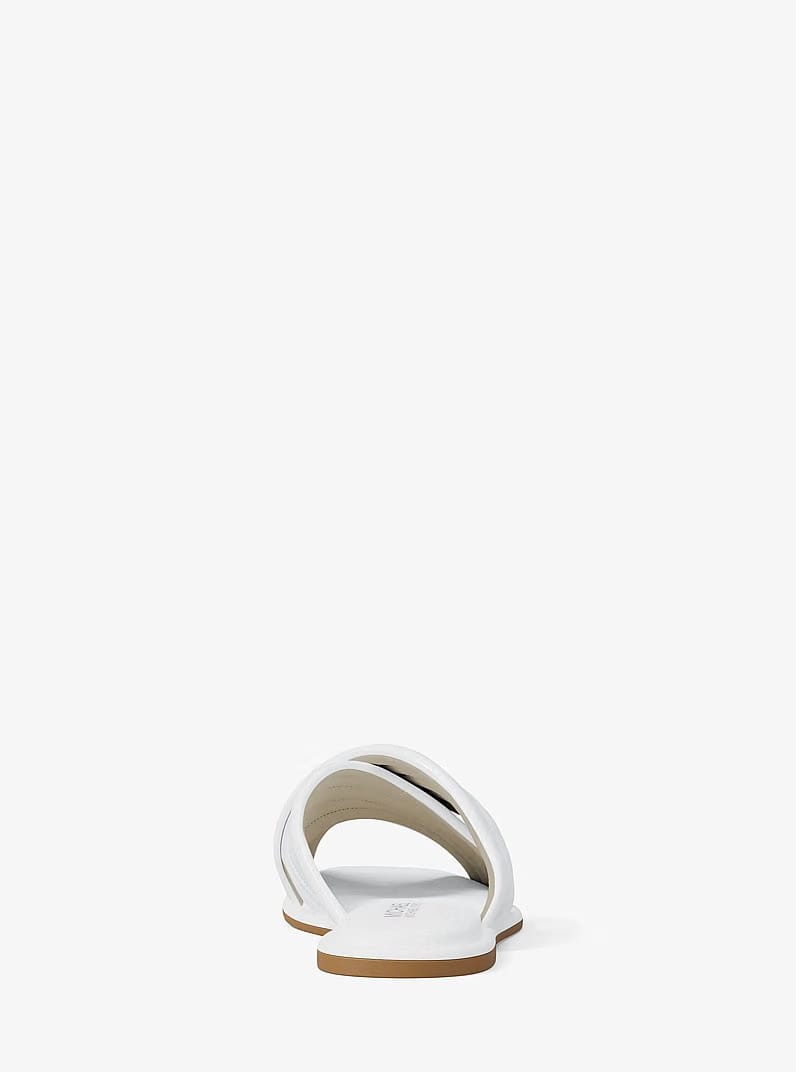 Michael Kors Portia Patent Slide Sandal
