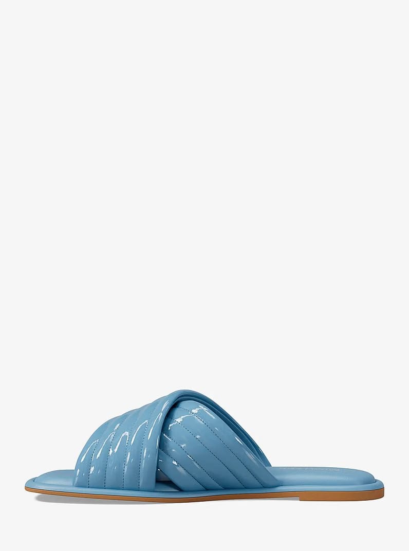 Michael Kors Portia Patent Slide Sandal