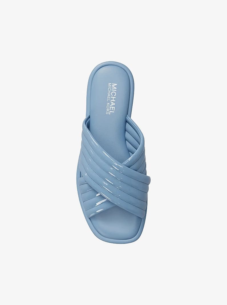 Michael Kors Portia Patent Slide Sandal