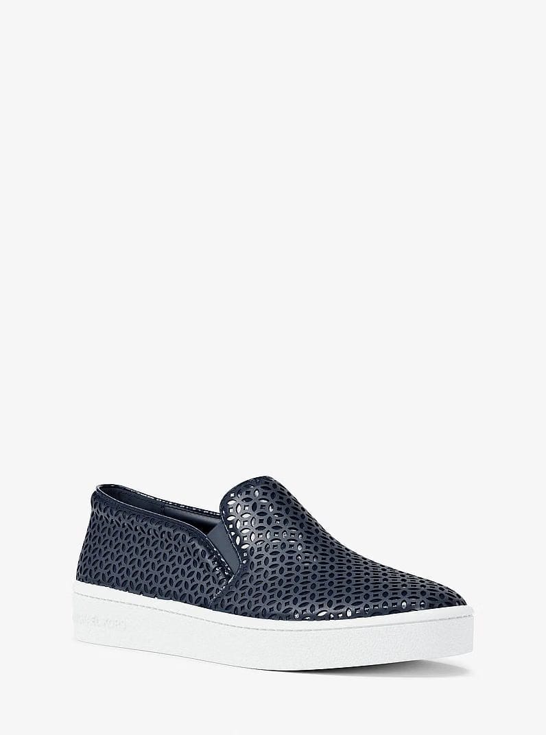 Michael Kors Keaton Perforated Slip On Sneaker