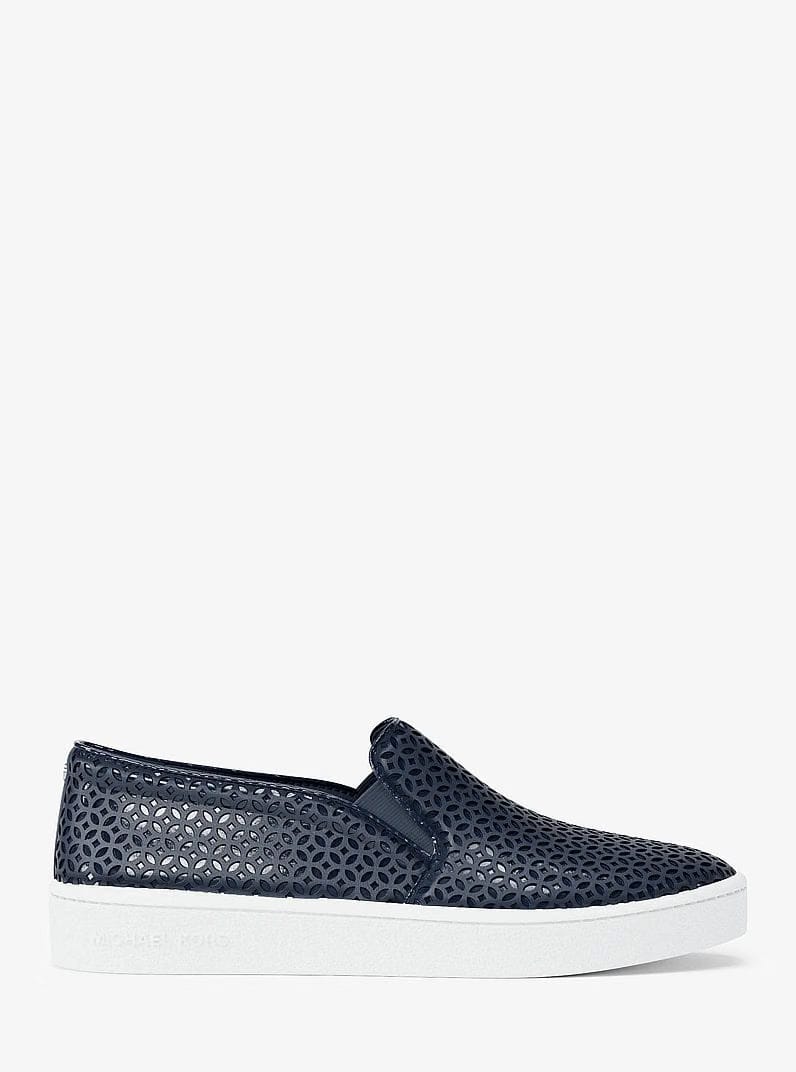 Michael Kors Keaton Perforated Slip On Sneaker