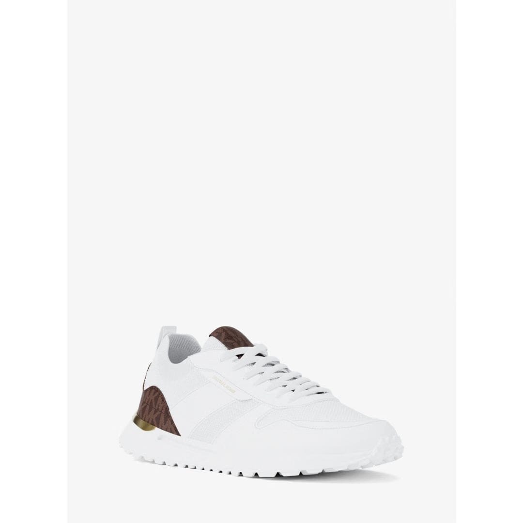 Michael Kors Jesse Knit and Signature Logo Trainer