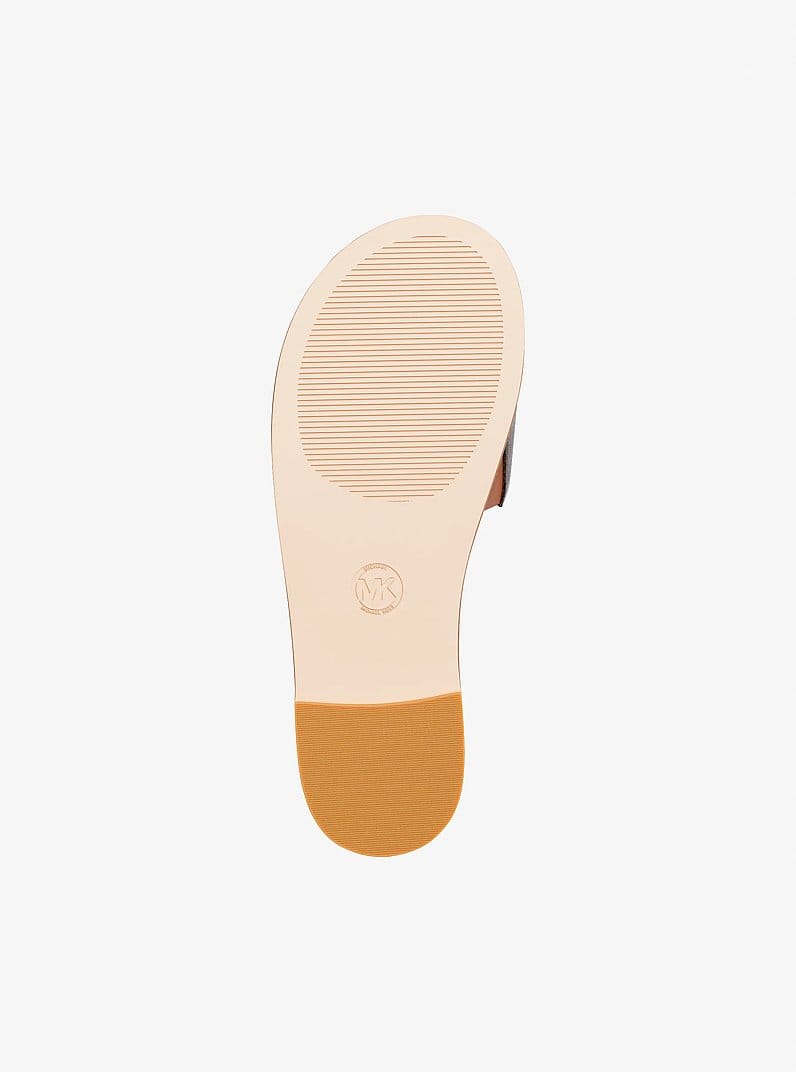 Michael Kors Carissa Signature Logo Slide Sandal