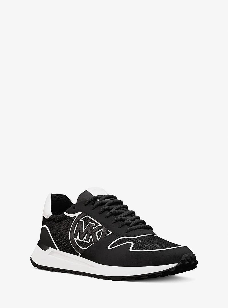 Michael Kors Dax Mixed-Media Trainer