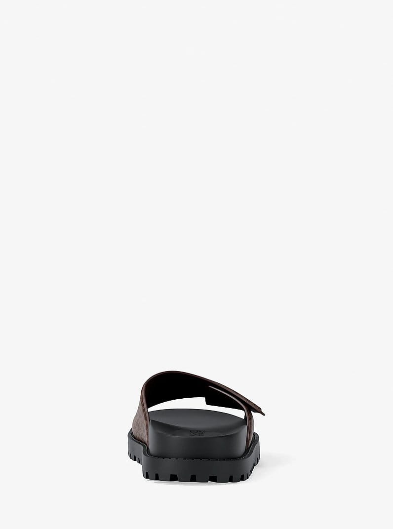 Michael Kors Luka Signature Logo Slide Sandal