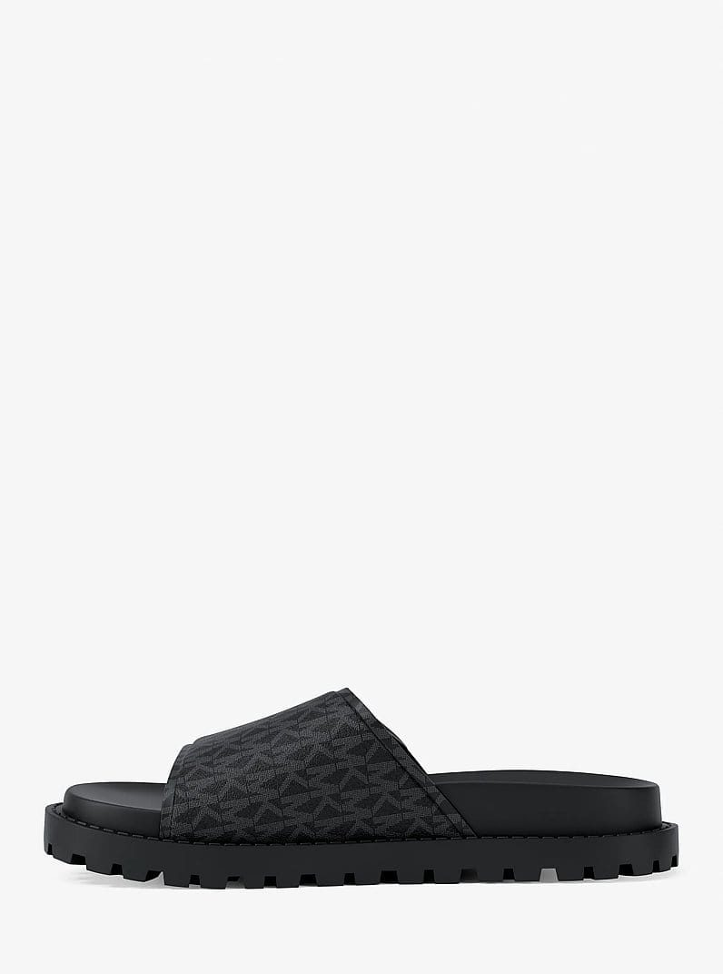 Michael Kors Luka Signature Logo Slide Sandal