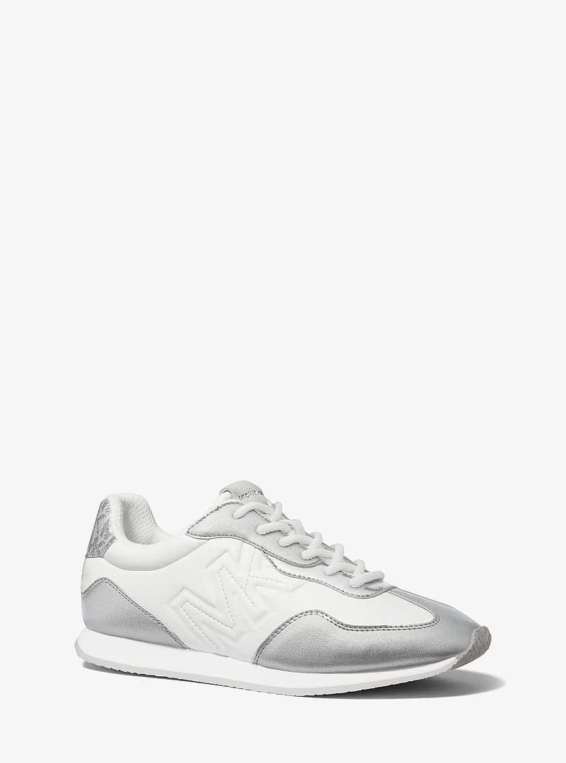 Michael Kors Essex Mixed-Media Trainer