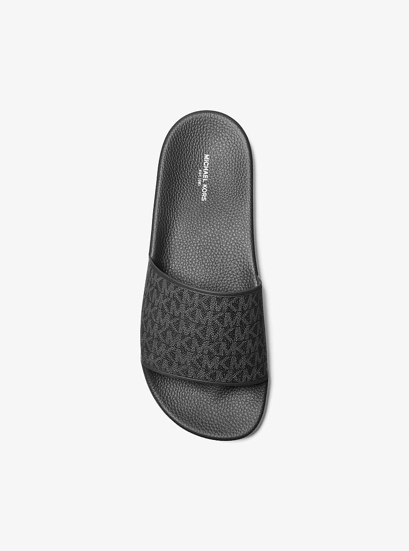 Michael Kors Dawson Signature Logo Slide Sandal