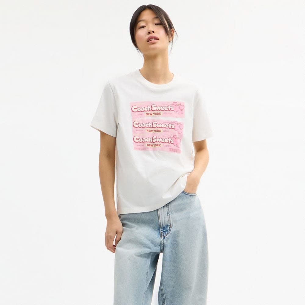 Coach Sweets Classic T-Shirt Vintage Ivory