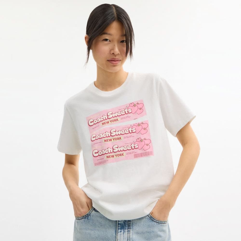 Coach Sweets Classic T-Shirt Vintage Ivory