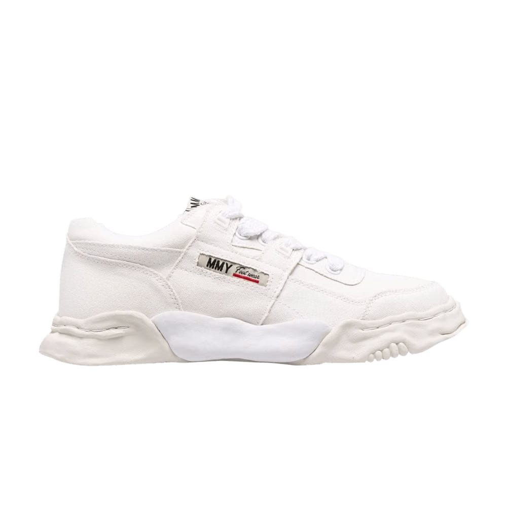 Maison Mihara Yasuhiro Parker OG Sole Cow Canvas Low White