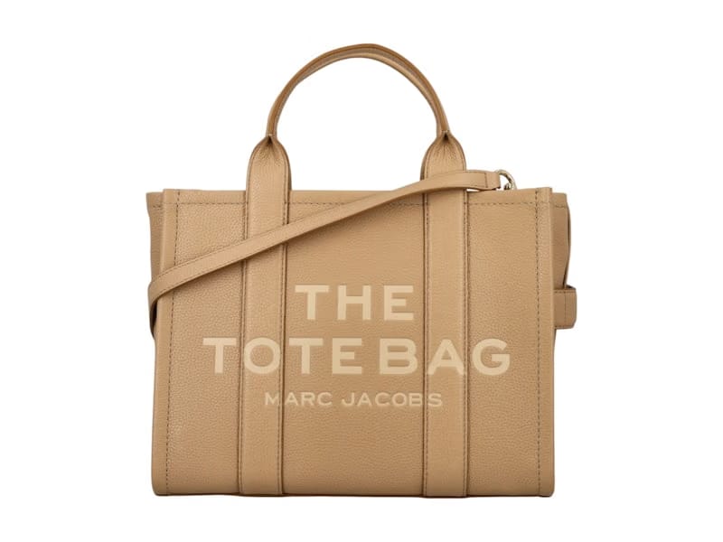 Marc Jacobs The Medium Tote Leather Camel