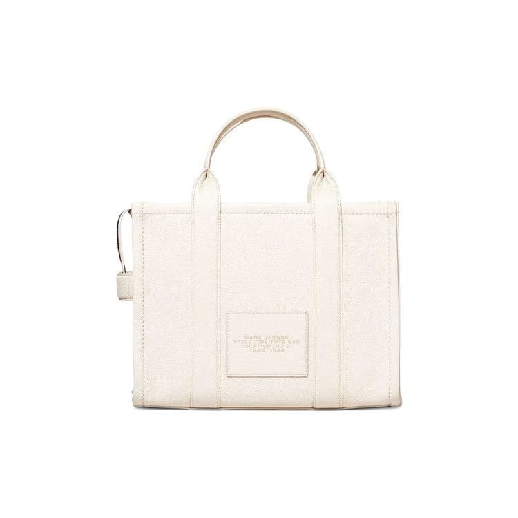 Marc Jacobs The Leather Medium Tote Cotton/Sil