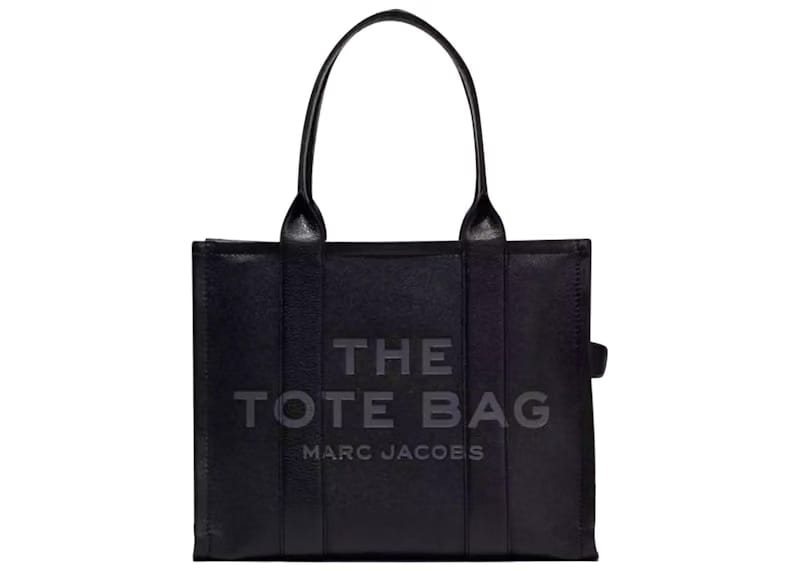 Marc Jacobs The Leather Tote Bag Large Black