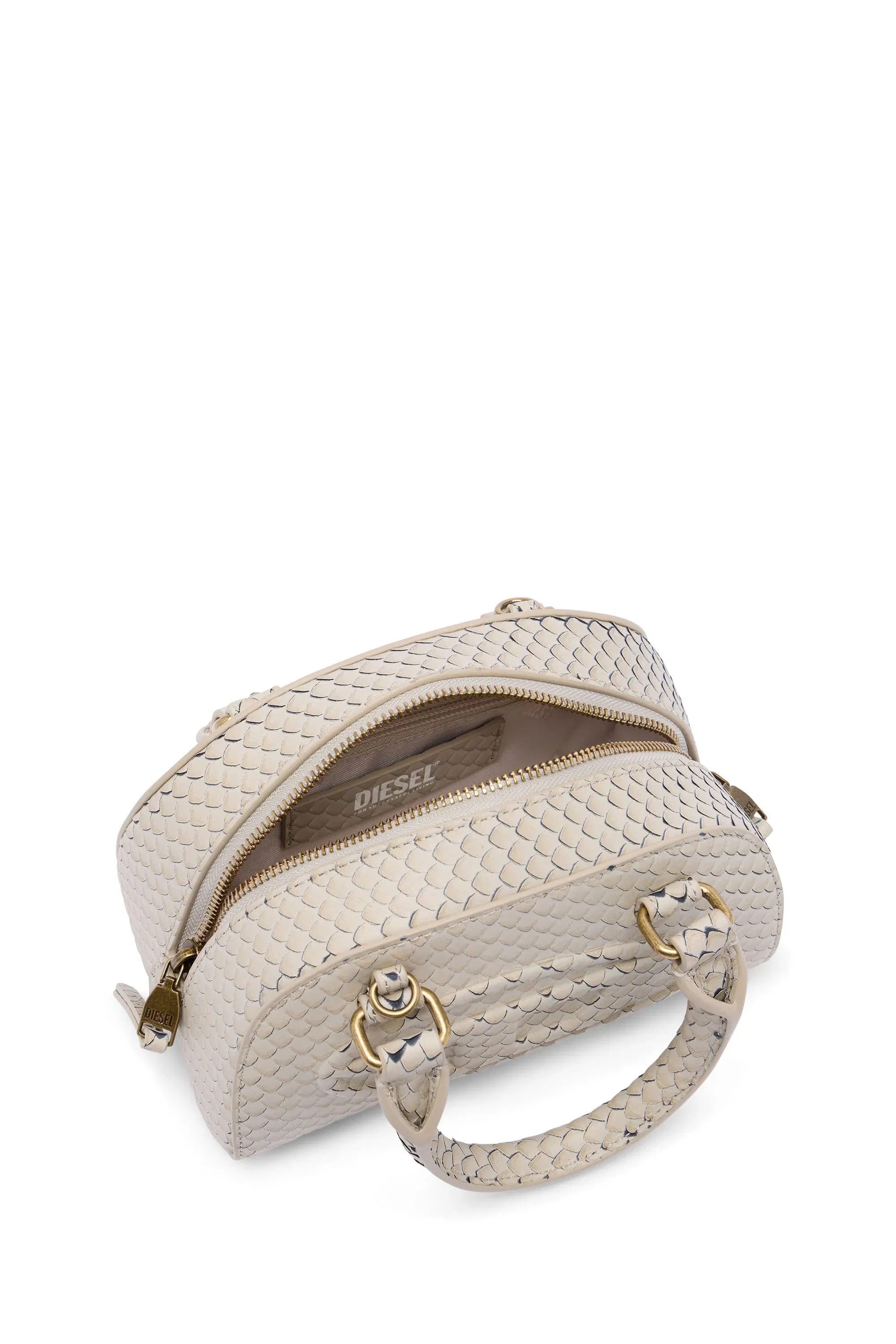 Diesel 1Dr Dome Crossbody Beige