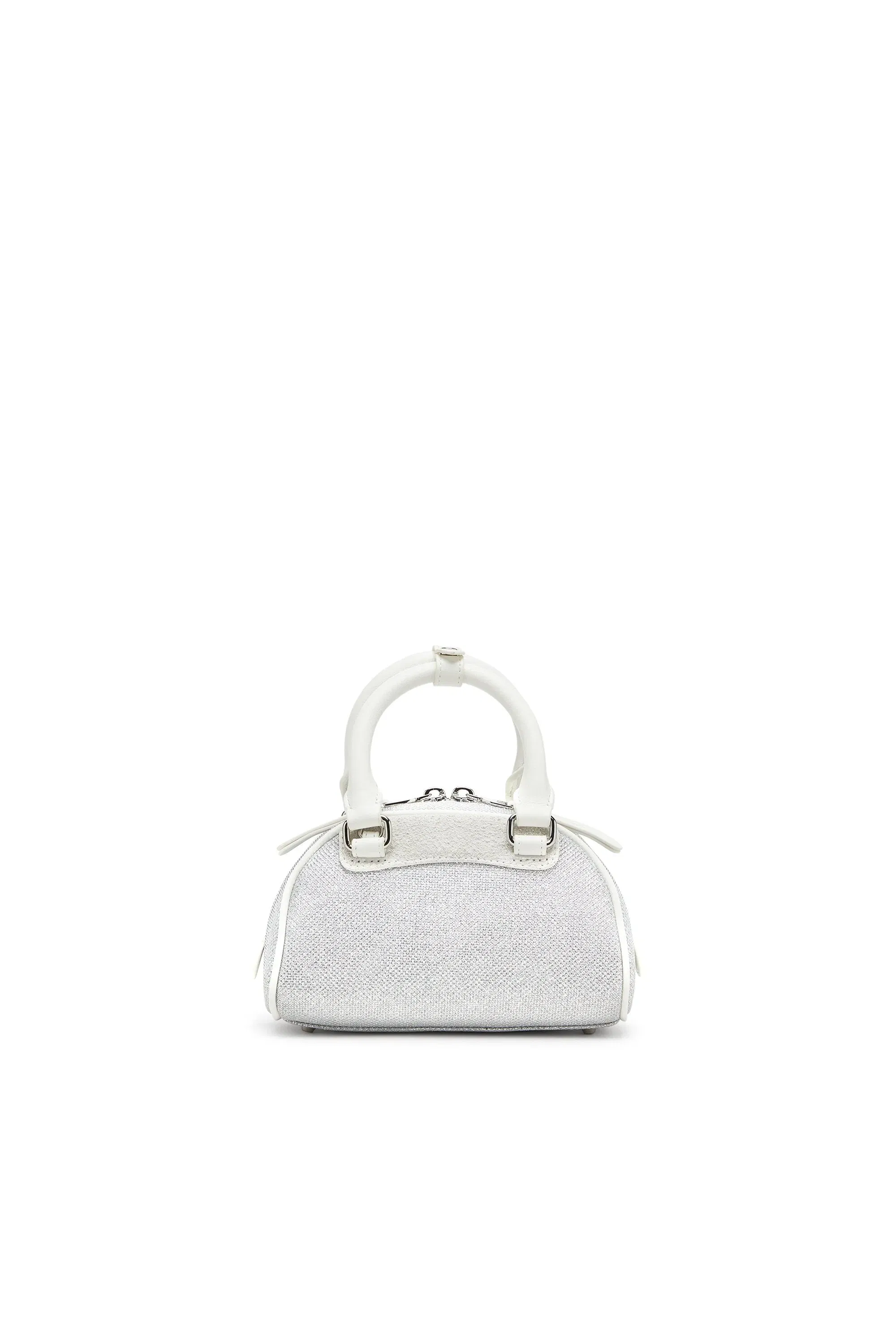Diesel 1Dr Dome Crossbody White/Grey