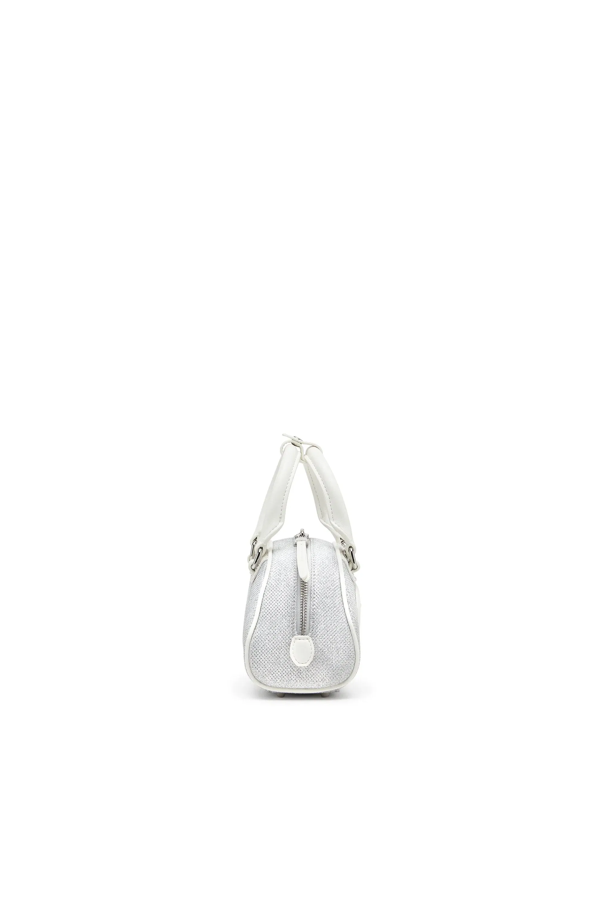 Diesel 1Dr Dome Crossbody White/Grey