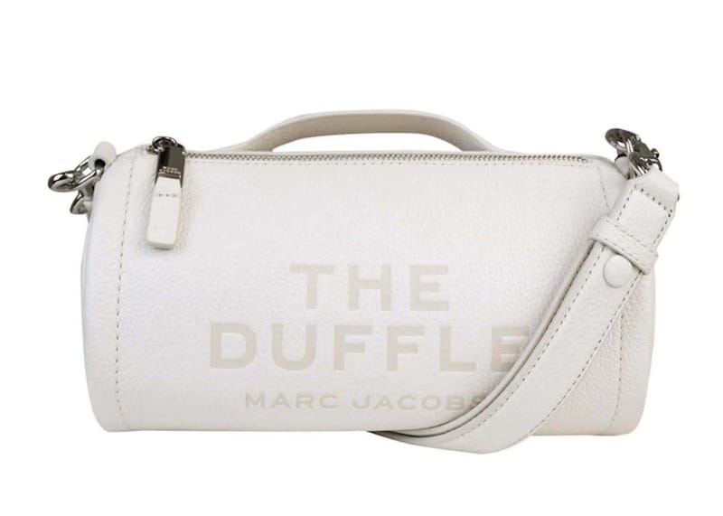 Marc Jacobs The Leather Duffle Bag White