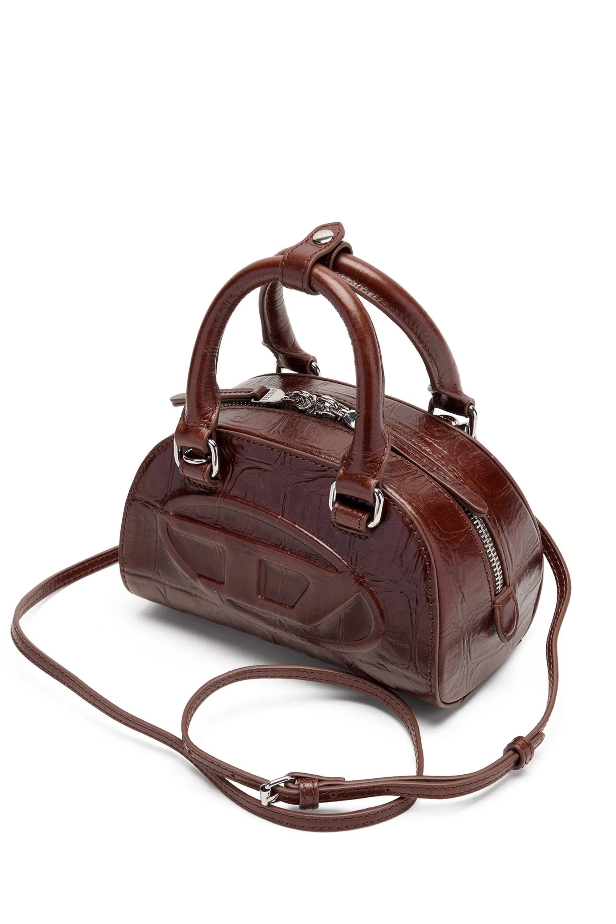 Diesel 1Dr Dome Crossbody Brown