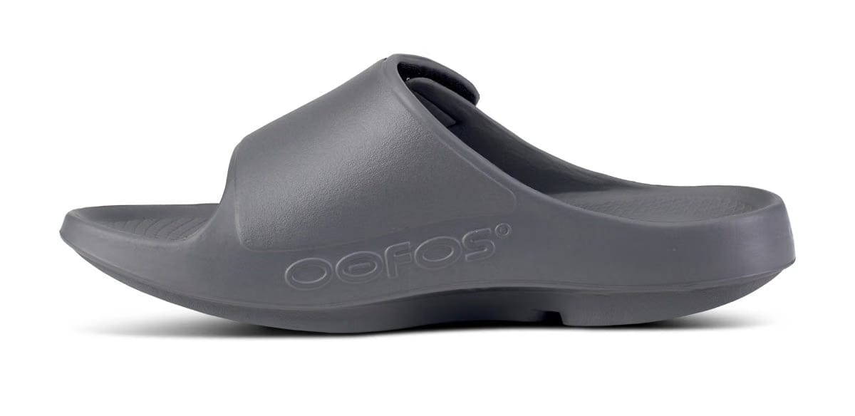 Oofos Men's Sport Flex Slide Slate