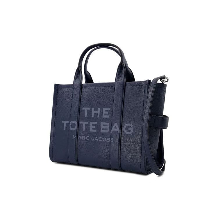 Marc Jacobs The Medium Tote Leather Blue Sea