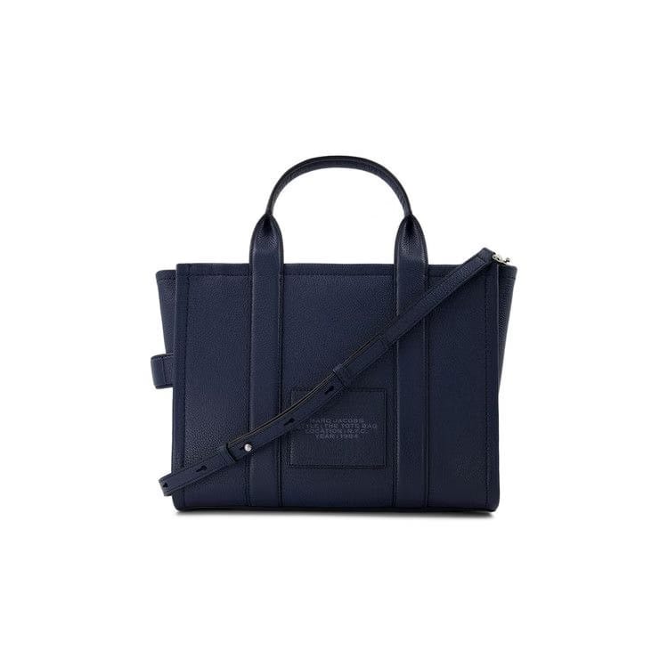 Marc Jacobs The Medium Tote Leather Blue Sea