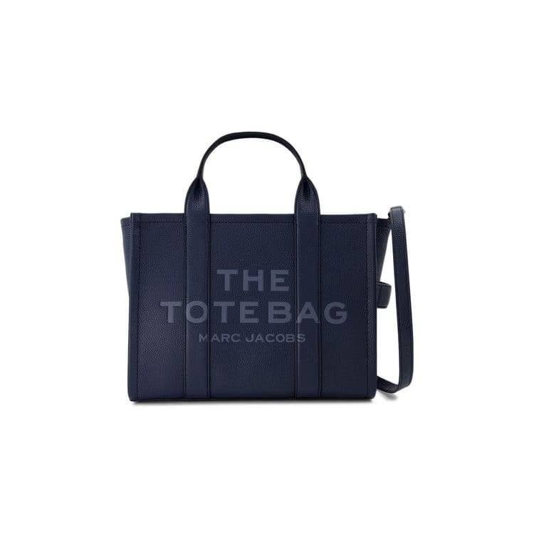 Marc Jacobs The Medium Tote Leather Blue Sea