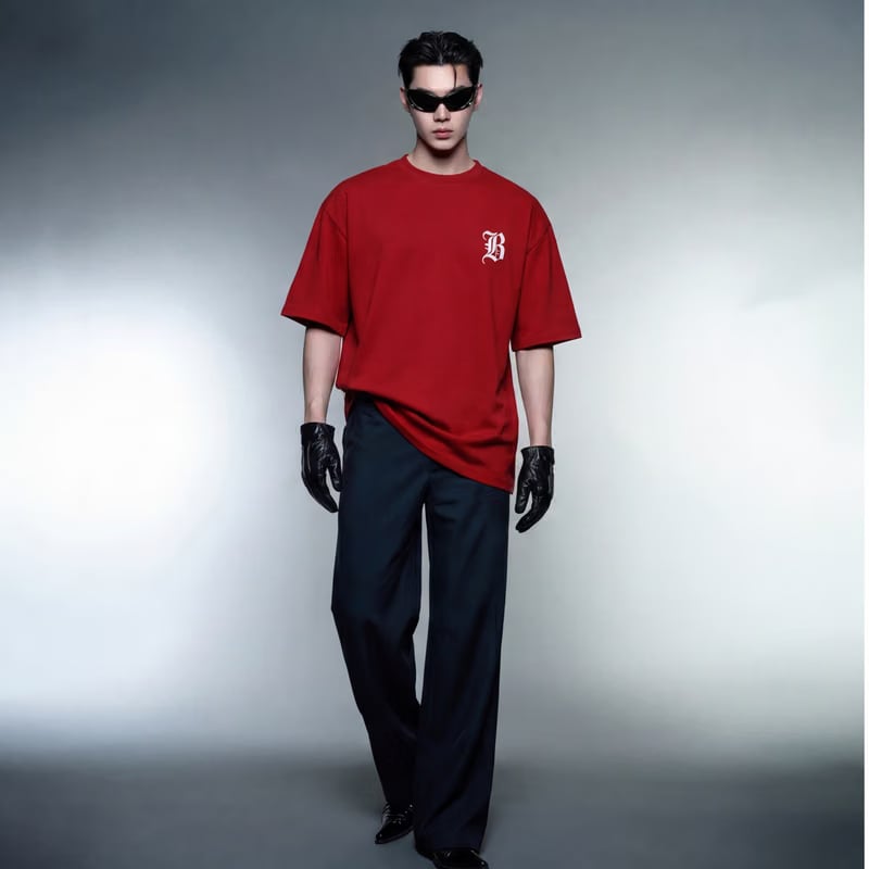 Amex Rolex Relax Red Oversized T-Shirt