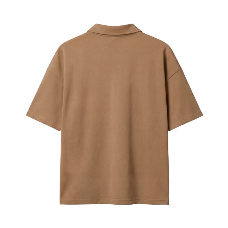 Blacklist Club Sand Oversized Quarter Zip T-Shirt