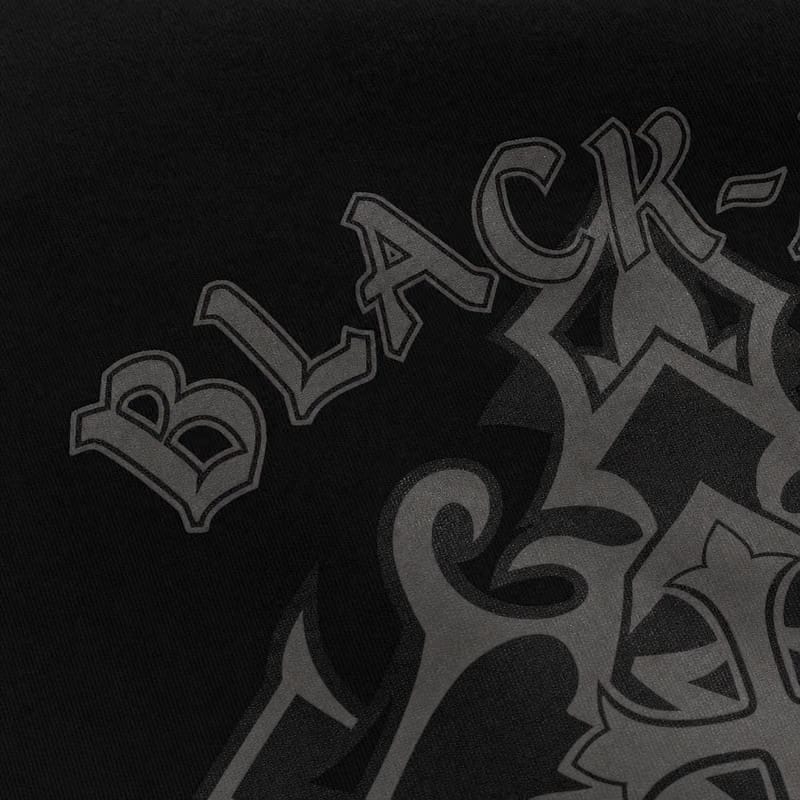 Blacklist Crosses Black Oversized T-Shirt