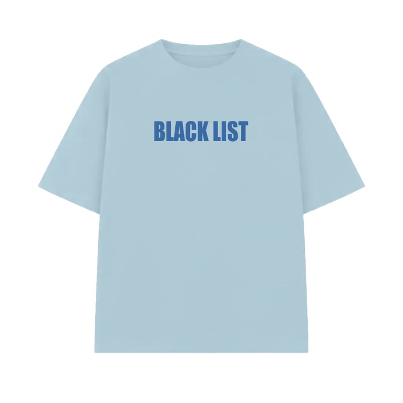 Blacklist Drip Azure Oversized T-Shirt