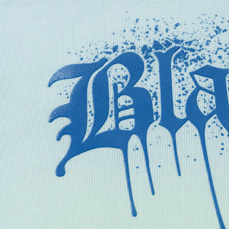 Blacklist Drip Azure Oversized T-Shirt