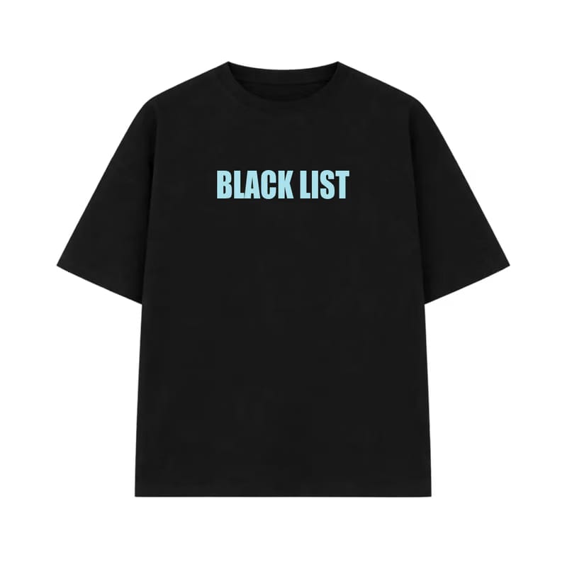 Blacklist Drip Ice Blue Oversized T-Shirt
