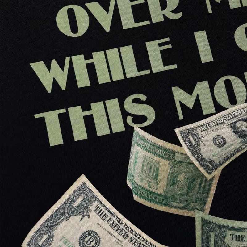 Blacklist Lord Watch Over Me Oversized T-Shirt Black