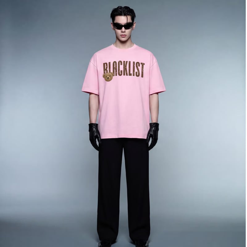 Blacklist Pink Bear Oversized T-Shirt