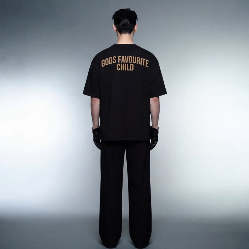 God's Favourite Child T-Shirt Black