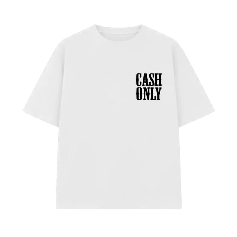 Money on My Mind White Oversized T-Shirt
