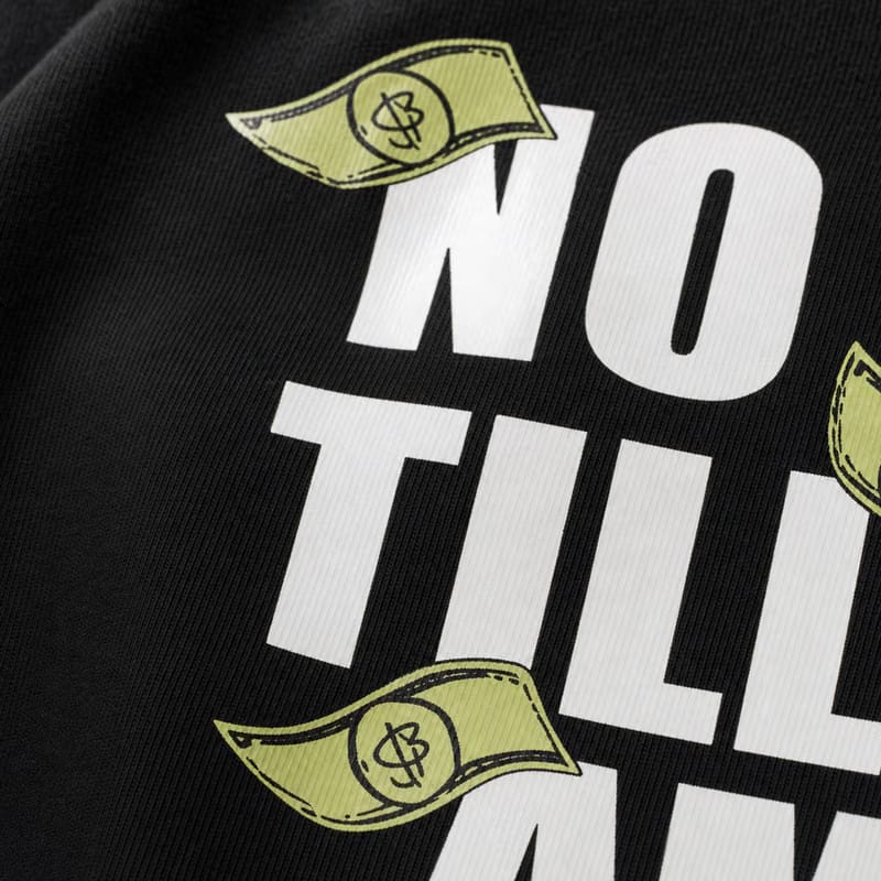 No Flex till It's Amex Oversized T-Shirt Black