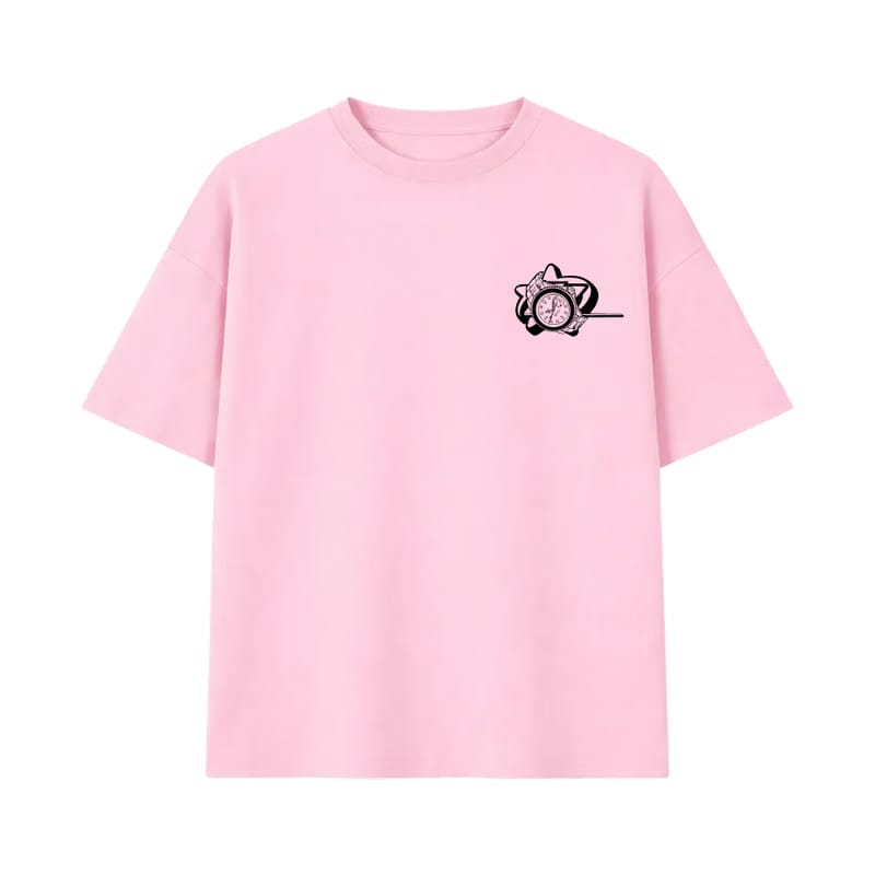 Pretty Girls Love Fast Cars Pink Oversized T-Shirt