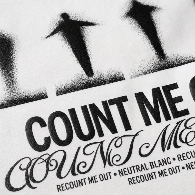 Count Blacklist White T-Shirt