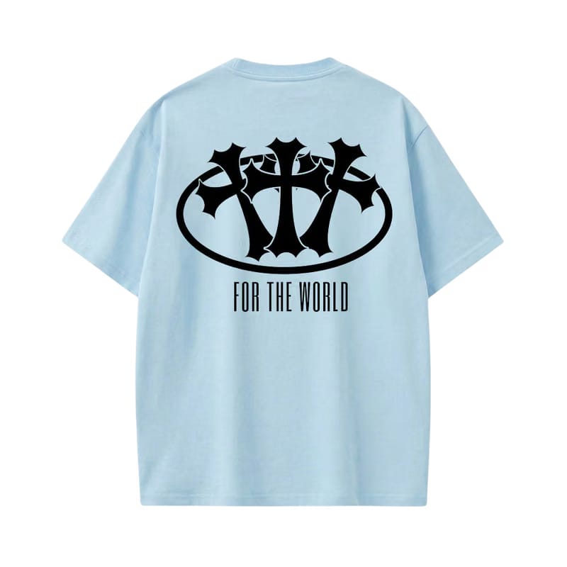 For the World Blacklist Ice Blue T-Shirt