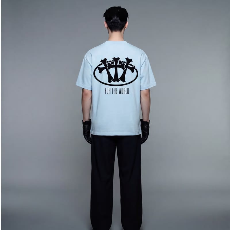 For the World Blacklist Ice Blue T-Shirt